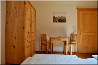 die Küche mit Sitzecke